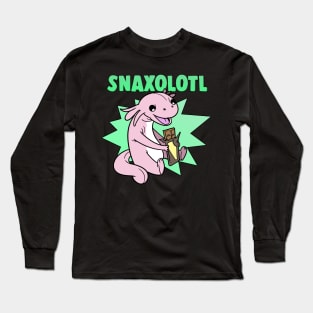 Snaxolotl Pastel Goth Axolotl Kawaii Long Sleeve T-Shirt